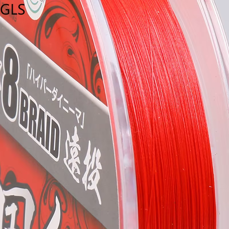 Línea Trenzada PE 8 Hebras Roja Sin Decoloración para Pesca de Carpa - imagen 4
