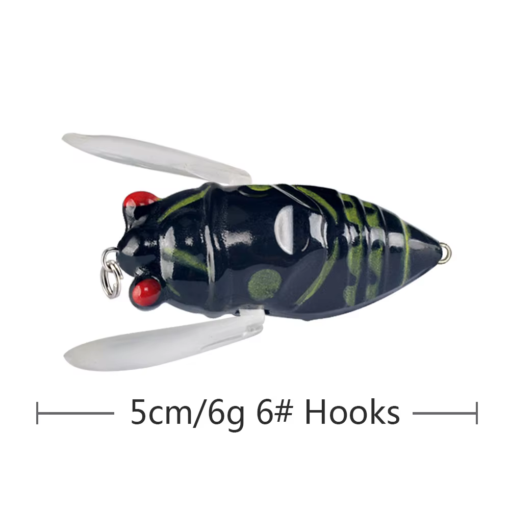 DHYJSFDC Señuelo Crankbait Topwater Minnow – Wobblers de pesca - imagen 2