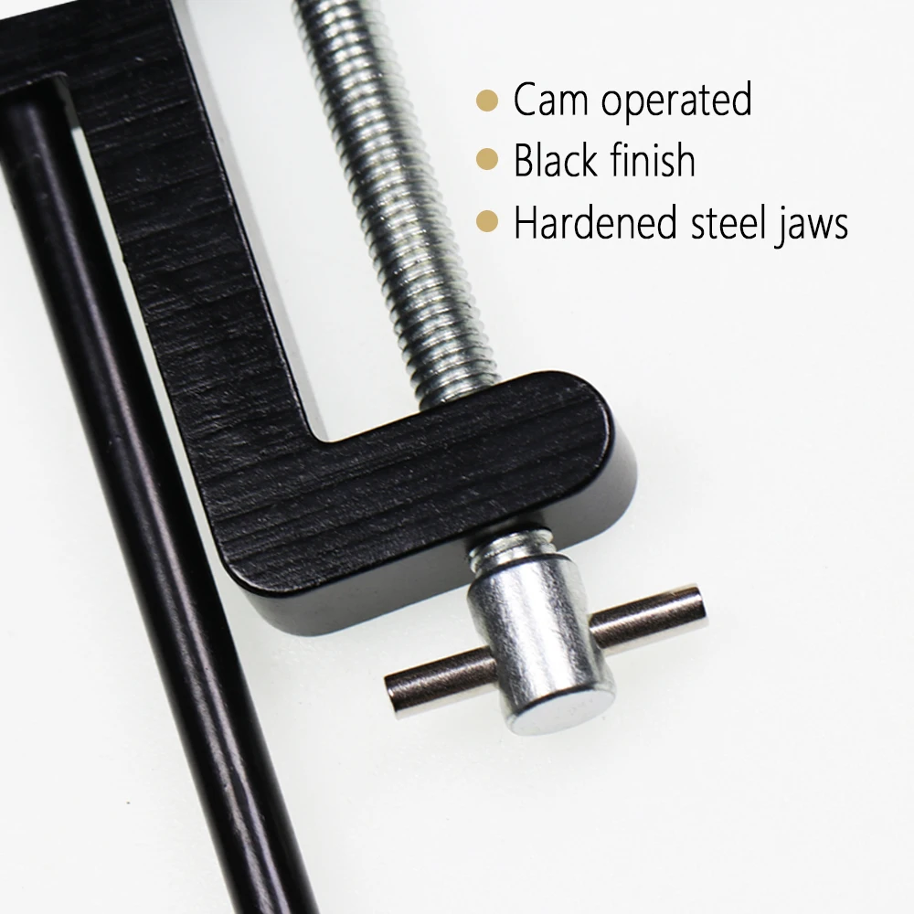 Tornillo de sujeción negro, compacto y estable