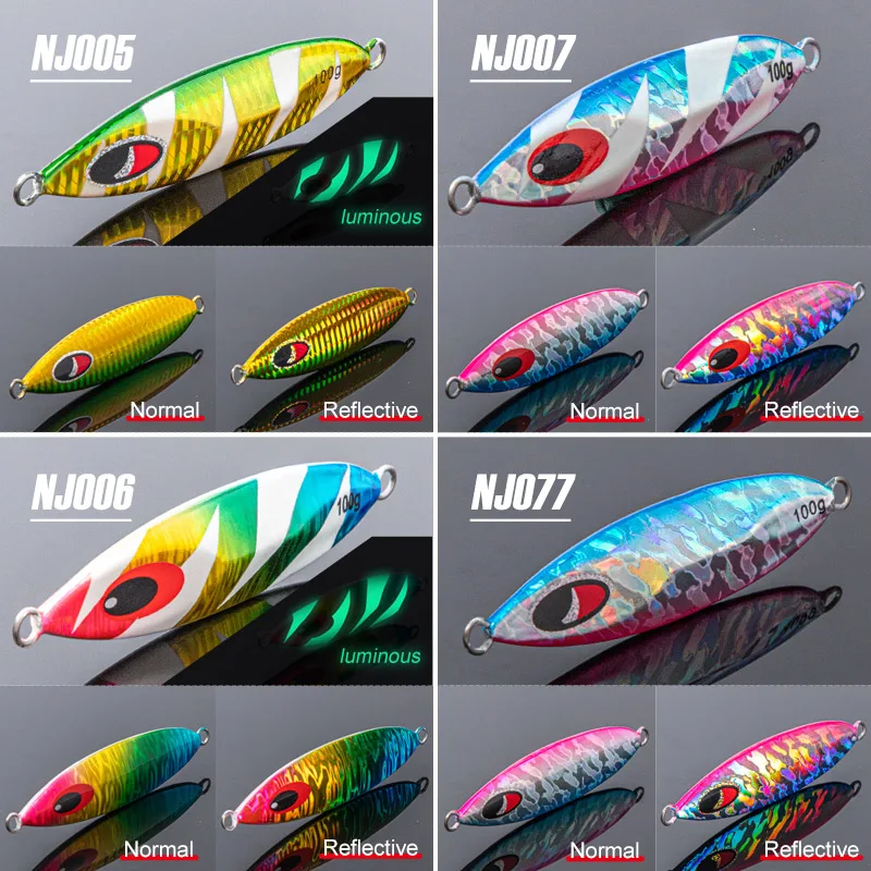 NOEBY Cuchara Metal Jigging Mar - Señuelos para depredadores - imagen 3