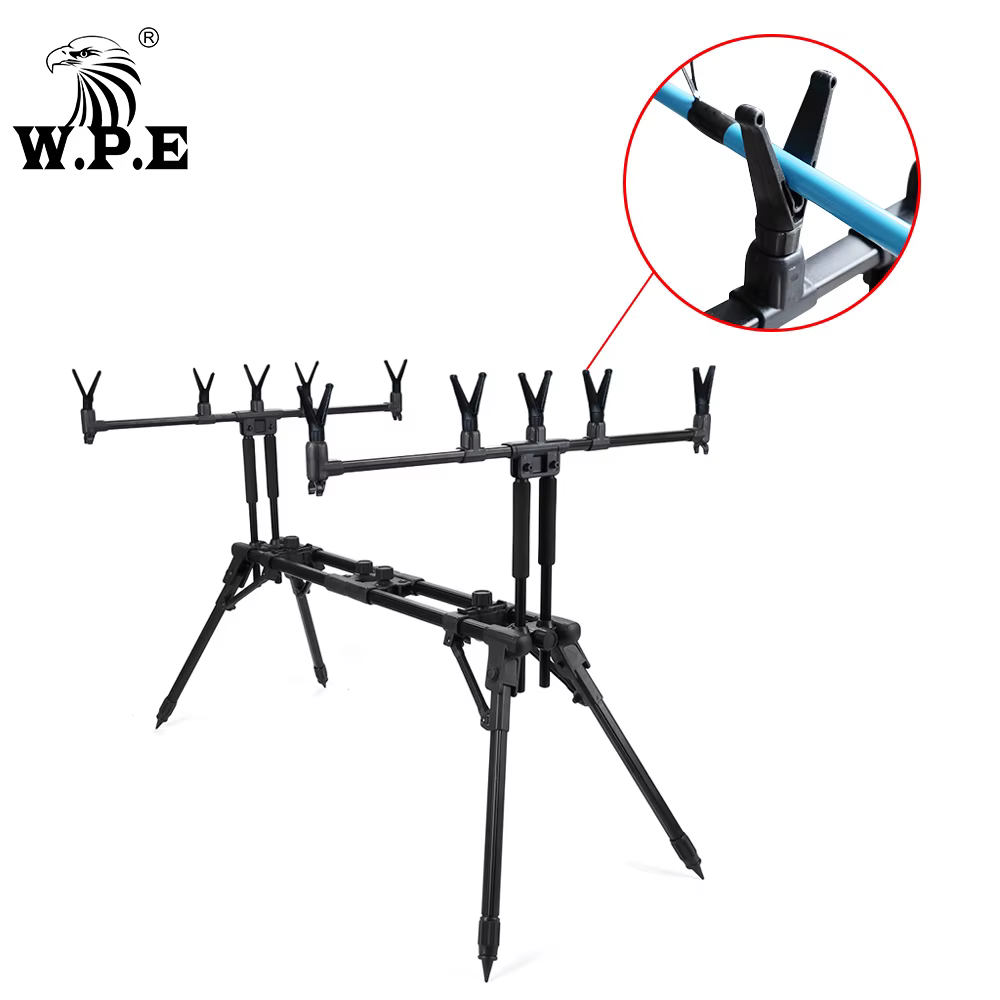 Cabezal V W.P.E – Soporte para caña pesca carpa