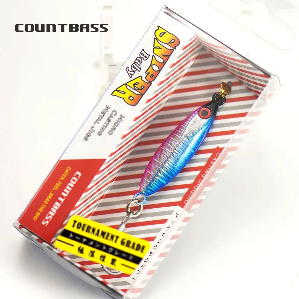 Countbass Mini Jig Metal – Micro Jigging desde costa para lubina