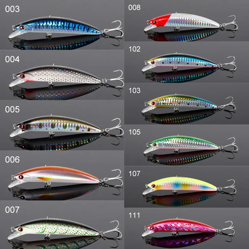 Noeby Minnow Jerkbait señuelo lubina de hundición - imagen 2