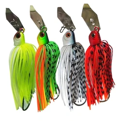 Señuelo Chatterbait giratorio con faldón – Buzzbait para lubina
