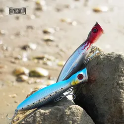 Kingdom TopWater Popper superficie – Señuelo artificial para bass