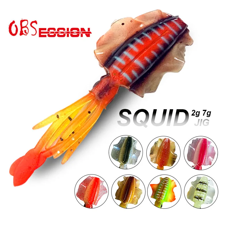 Señuelo blando luminoso S031 – Silicona para lubina - imagen 2