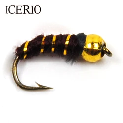 Cabezas Doradas Icerio – Ninfas Midge para Trucha y Besugo