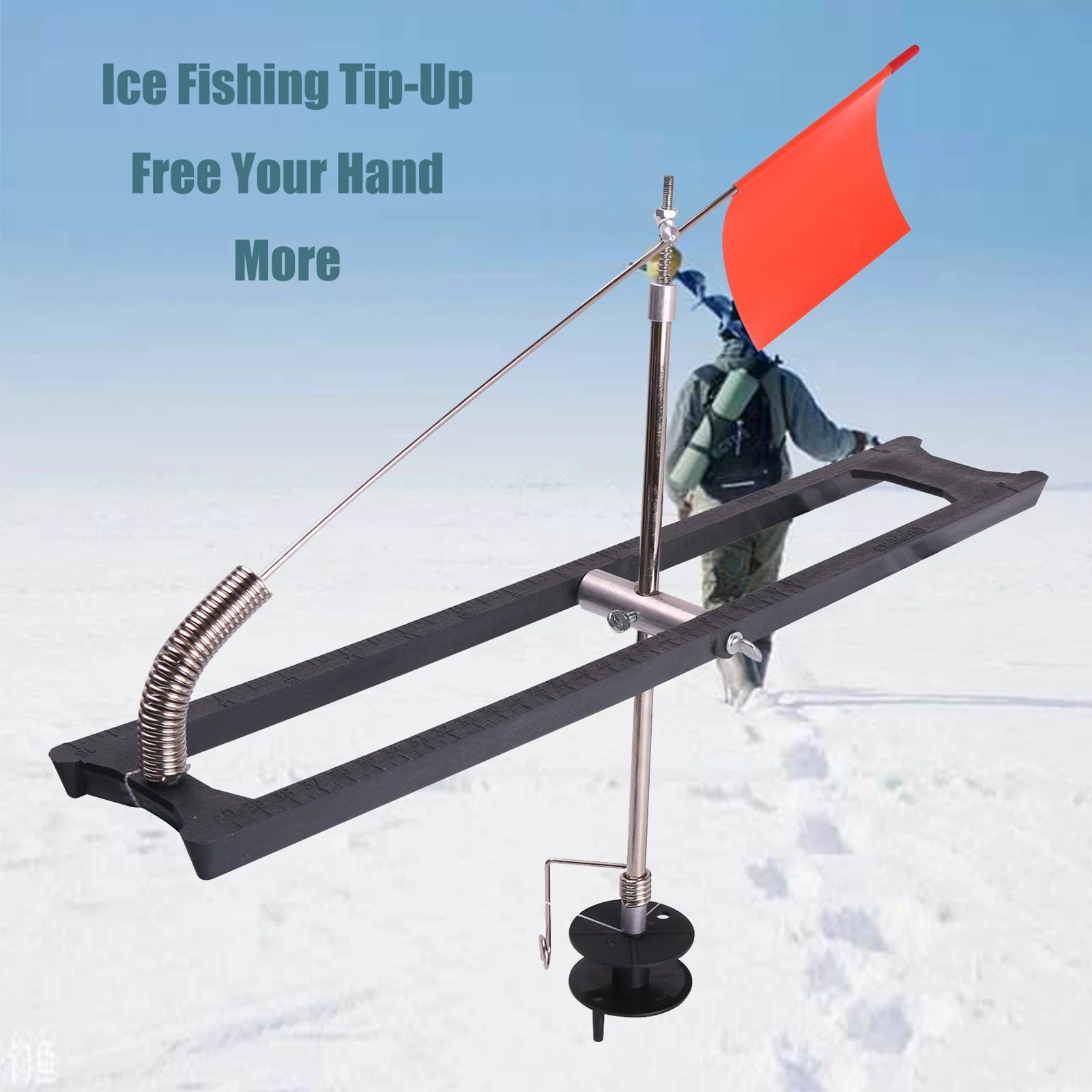 Montaje sobre agujero de hielo