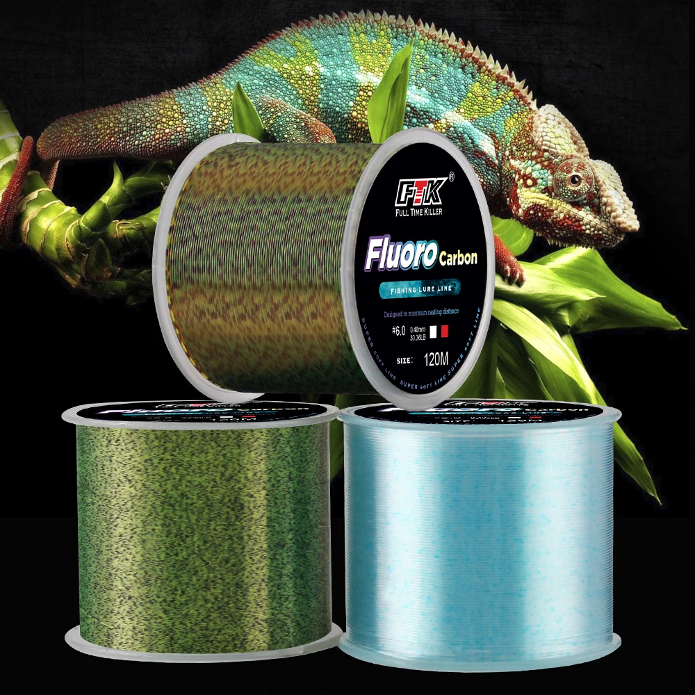 FTK Sedal Invisible - Sedal fluorocarbono moteado - imagen 4
