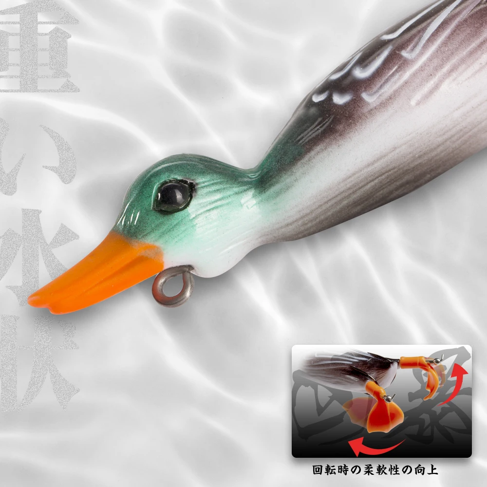 Señuelo Pato Popper de superficie para pesca - imagen 3