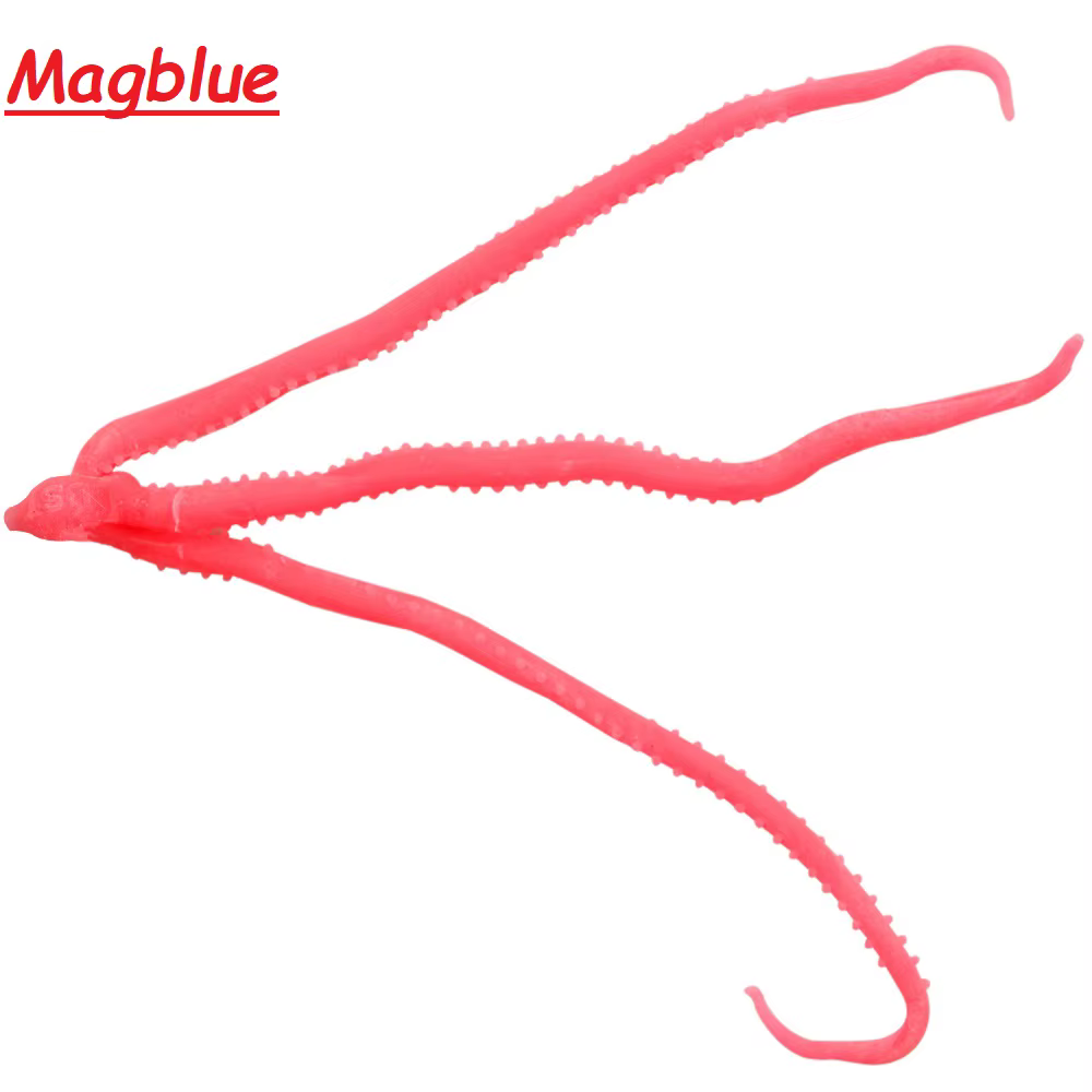 Señuelo blando MAGBLUE pulpo y calamar – TPR blando 12cm - imagen 5