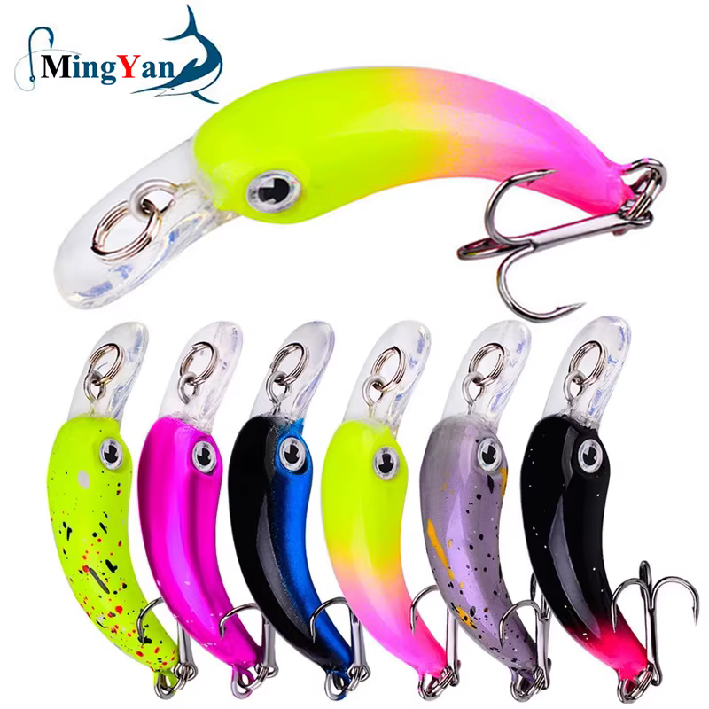 Mini Crankbait Wobbler señuelo para trucha en agua dulce