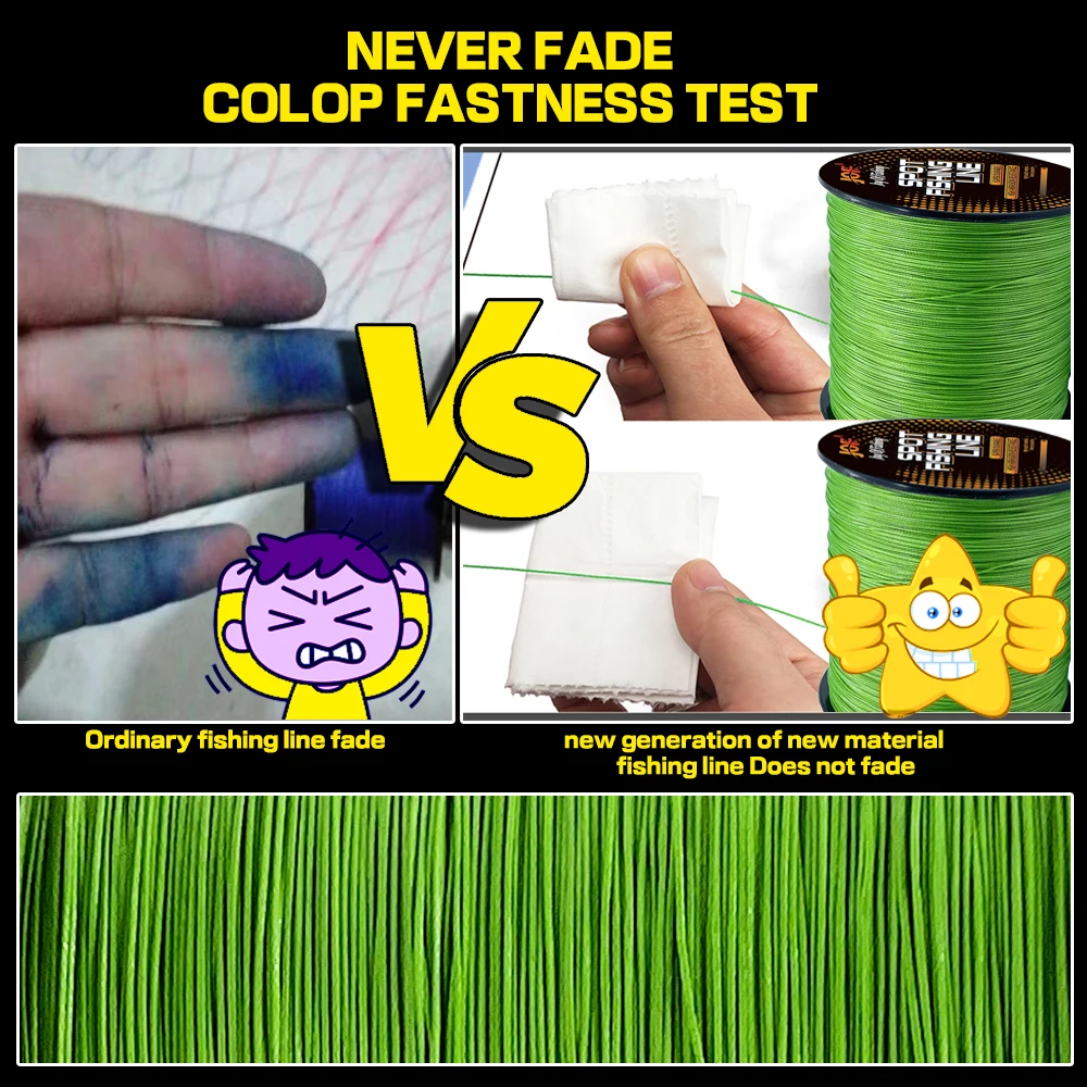 Comparativa de los tres colores de la línea JOF en carrete