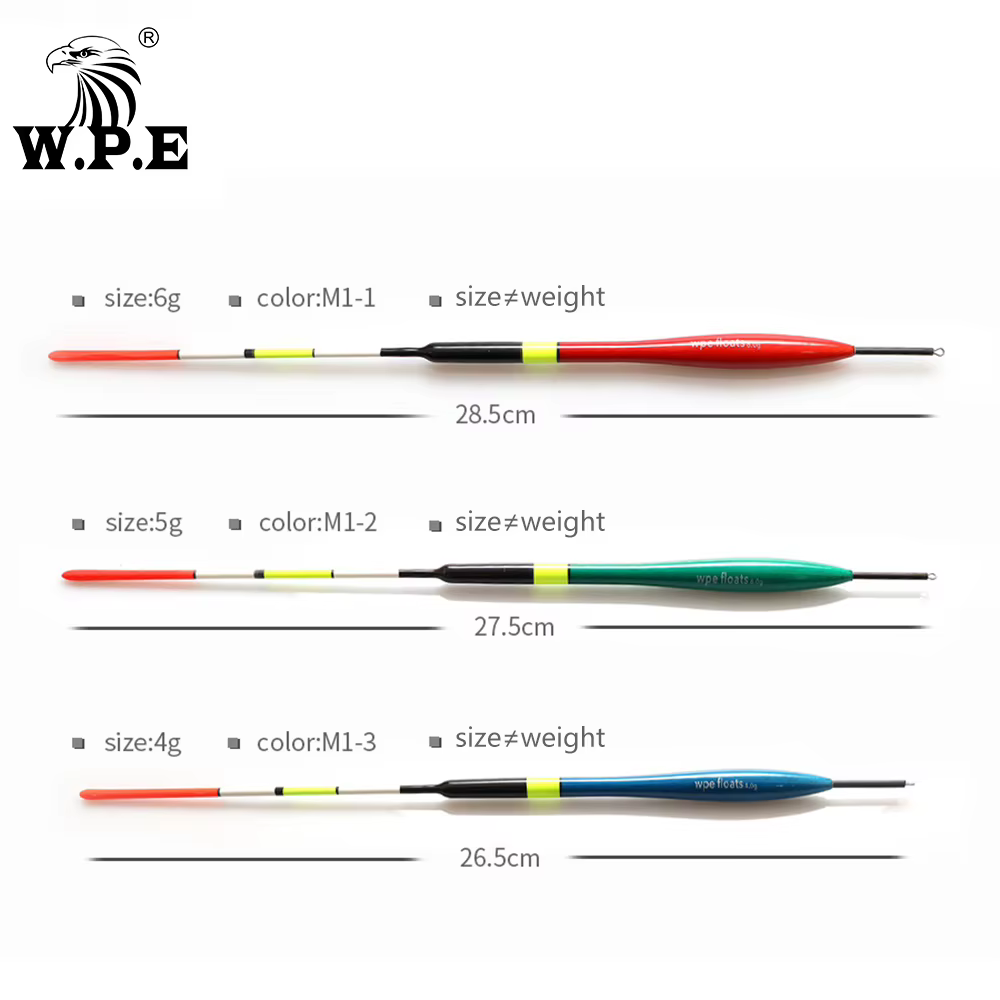 Flotador de pesca vertical W.P.E 4/5/6 g – Boya para aparejos - imagen 3