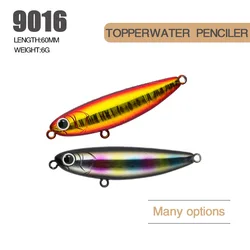 Señuelo Crankbait Lápiz para Depredadores con Ojos 3D