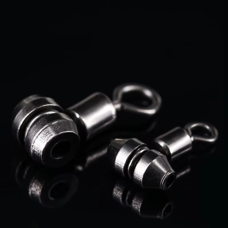 Conector giratorio acero inoxidable 3 vías para alimentador carpa