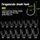 JIGEECARP Anzuelo de carpa forjado con dientes de dragón - imagen 5