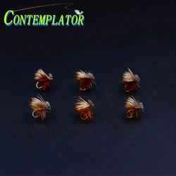 Mosca seca trucha CDC Elk Hair Caddis marrón tostado
