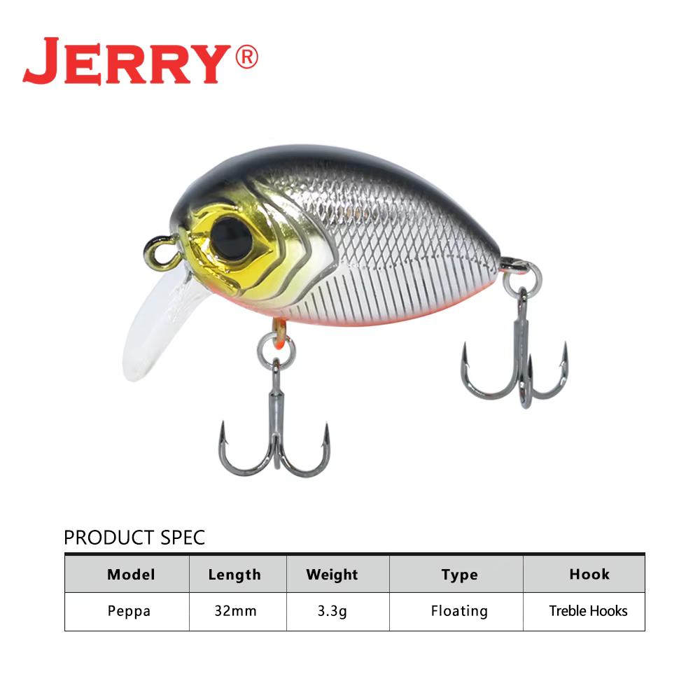 Jerry Peppa Wobbler – Señuelo flotante duro para pesca marina - imagen 2