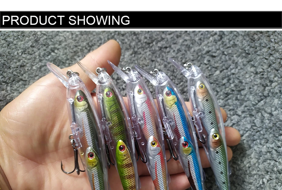 Minnow jerkbait artificial de 10,5 cm y 10 g
