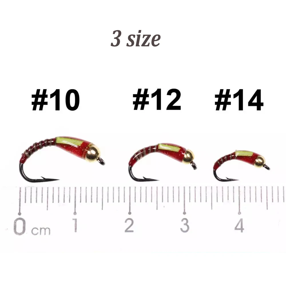 Jigeecarp señuelo zumbador para pesca en hielo con cuentas de latón - imagen 2