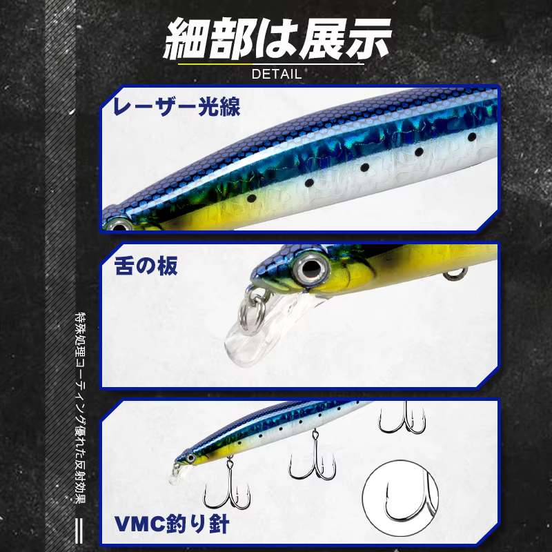 Silent Assassin 145F Minnow – Señuelo suspendido para lubina - imagen 2