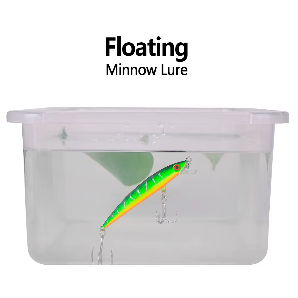Señuelo flotante Minnow Wobbler con ojos 3D para Lucio - imagen 5