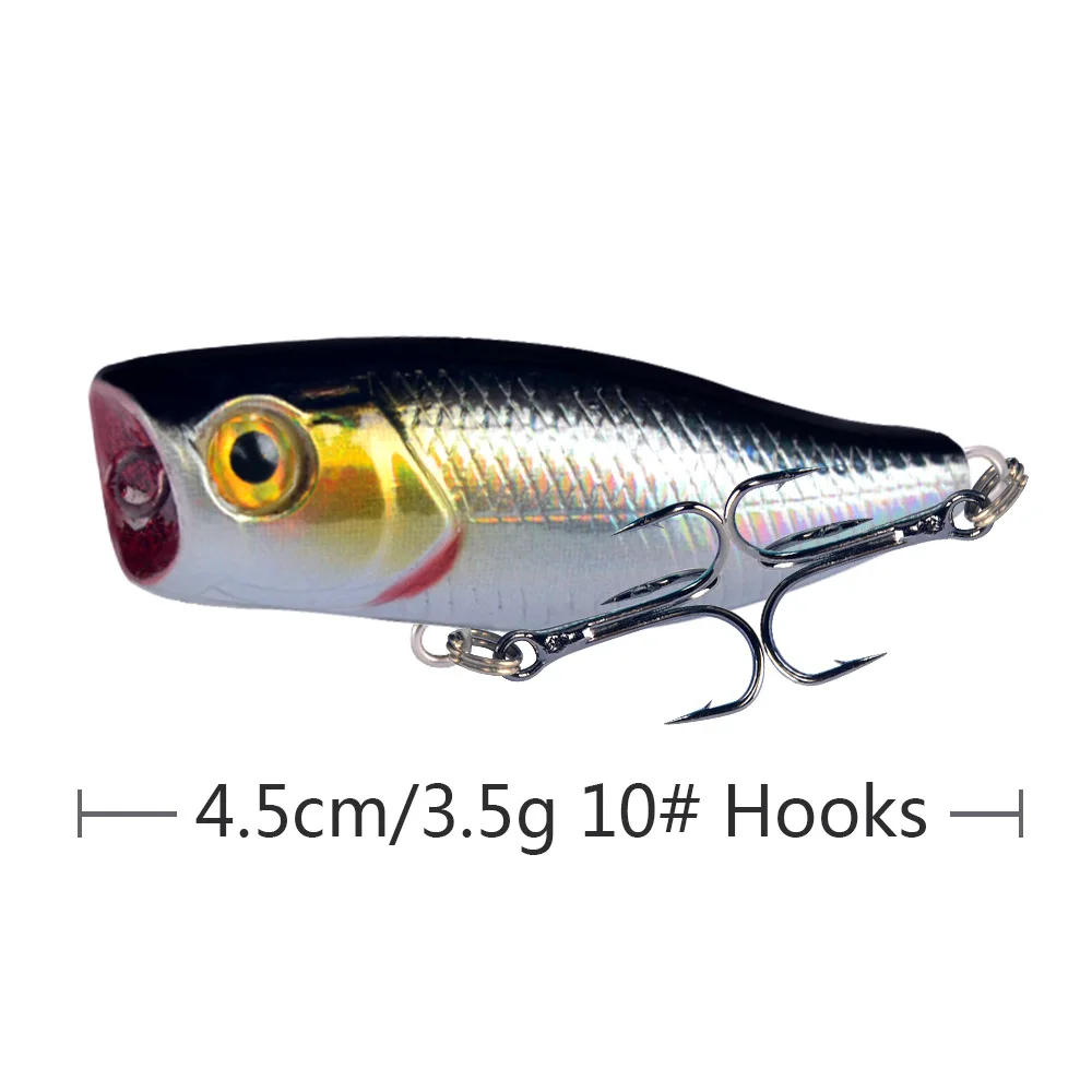 Popper Minnow 4,5 cm – Señuelo topwater 3,5g - imagen 2