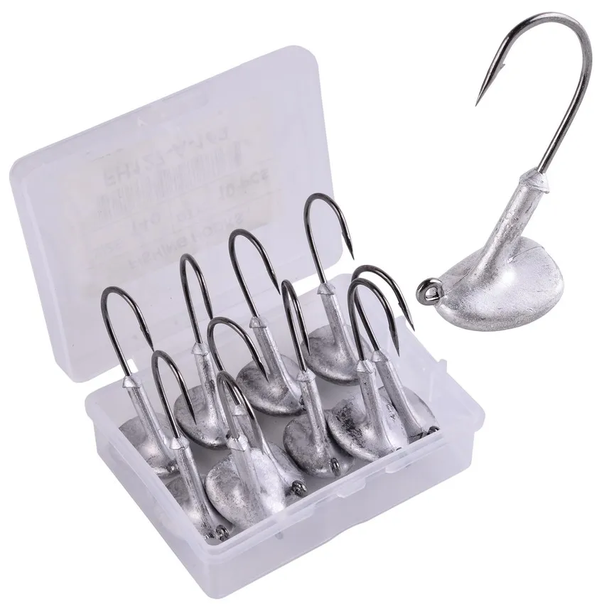 Jig Head para vinilo – Cabeza de anzuelo para señuelo blando