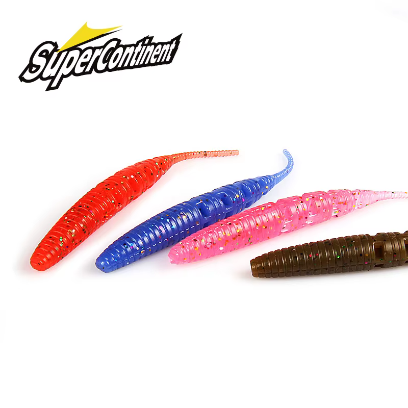 Polaris Señuelo Gusano Suave 9 cm, Hundimiento para Pesca en Hielo