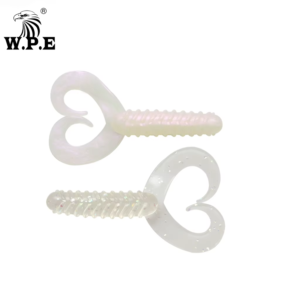 Señuelo blando W.P.E 75mm cola bifurcada – Multicolor para carpa - imagen 3