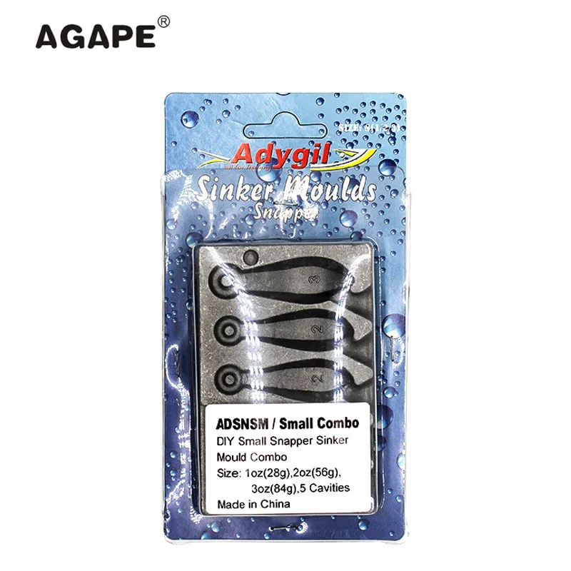 Agape molde para plomos de pesca DIY con varias cavidades - imagen 2