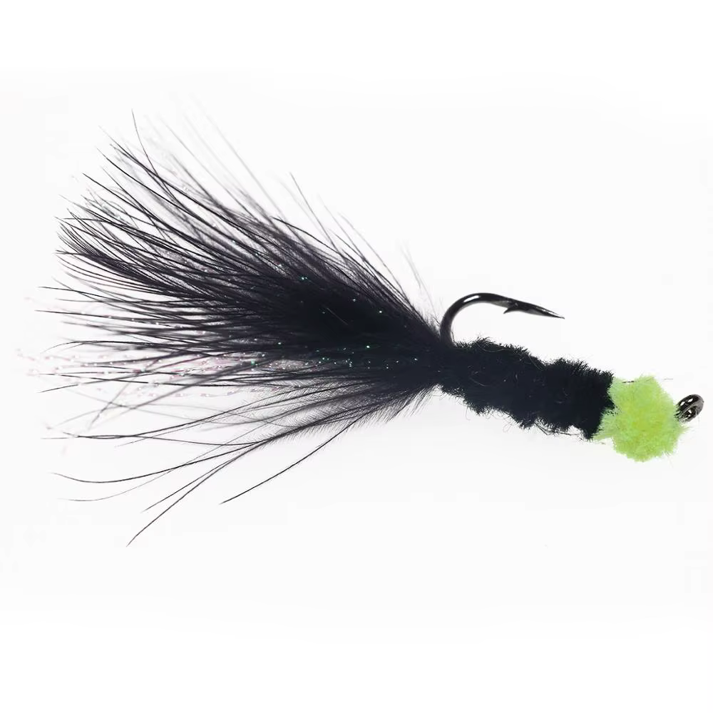 Wifreo-cebos Mosca Sanguijuela Flashabou – Cebos Pesca Trucha - imagen 2