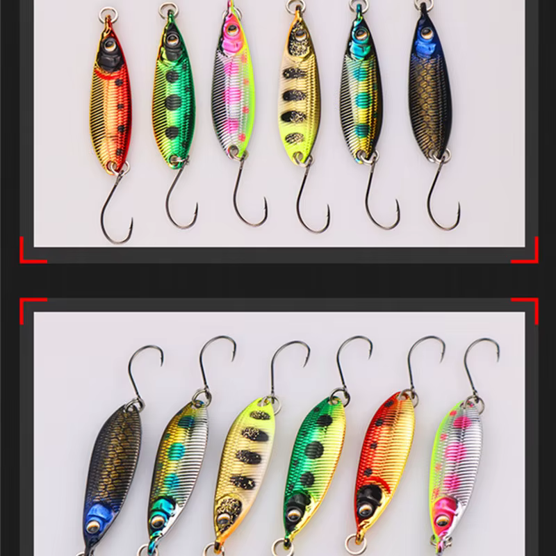 Señuelos metalspoon jig 2-5g – Plantillas pequeñas forma S - imagen 3