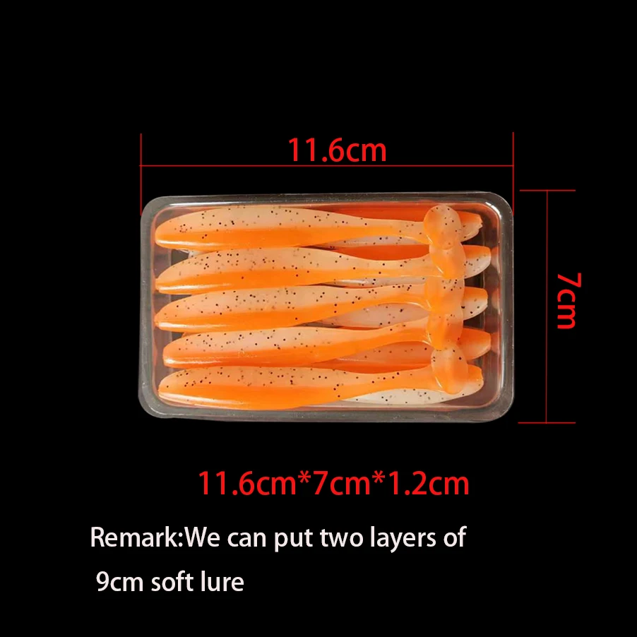 Blíster PVC para señuelos de pesca