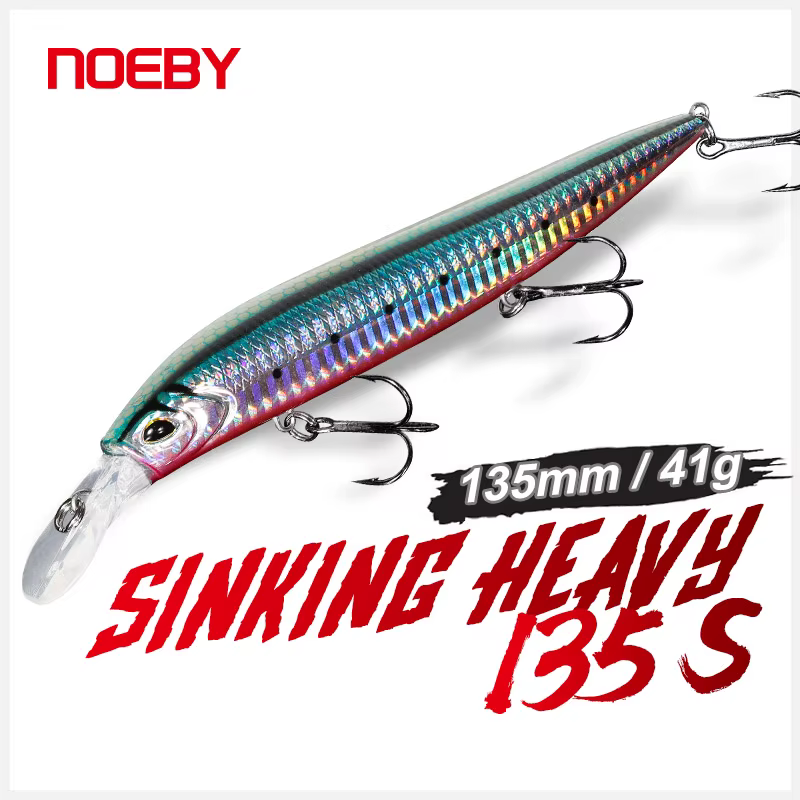 Jerkbait Noeby hundidor 137mm 41g – Agua salada