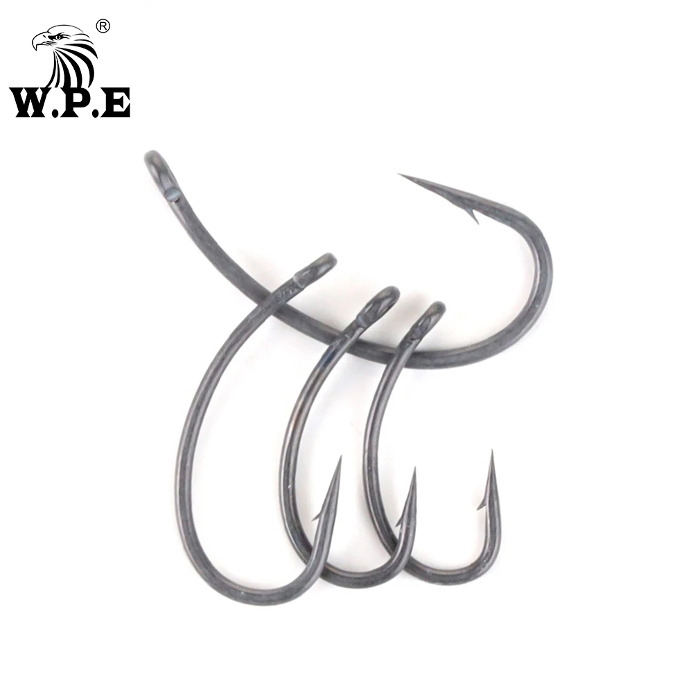 W.P.E Pinzas de Pesca con Revestimiento Gris Mate – Mango Curvo y Púas - imagen 3