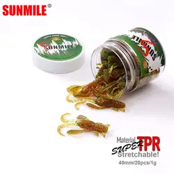 SUNMILE Wobbler vinilo – Cebo blando suave realista para pesca