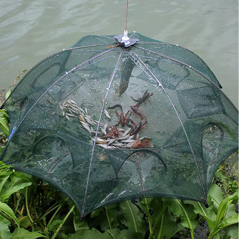 Trampa nailon reforzada plegable para cangrejos - imagen 4