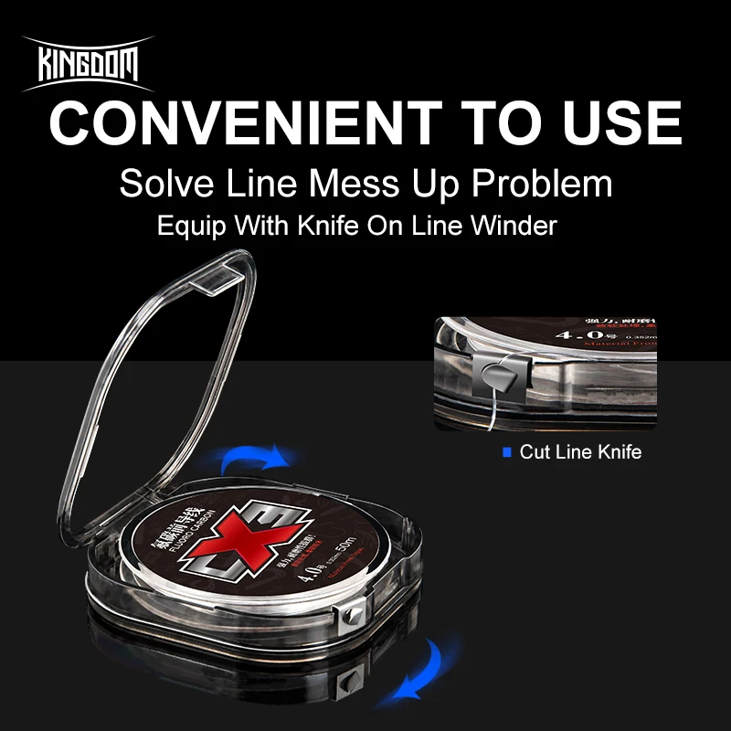 Kingdom CX3 Sedal Fluorocarbono Hundimiento Súper Suave y Rígido - imagen 4