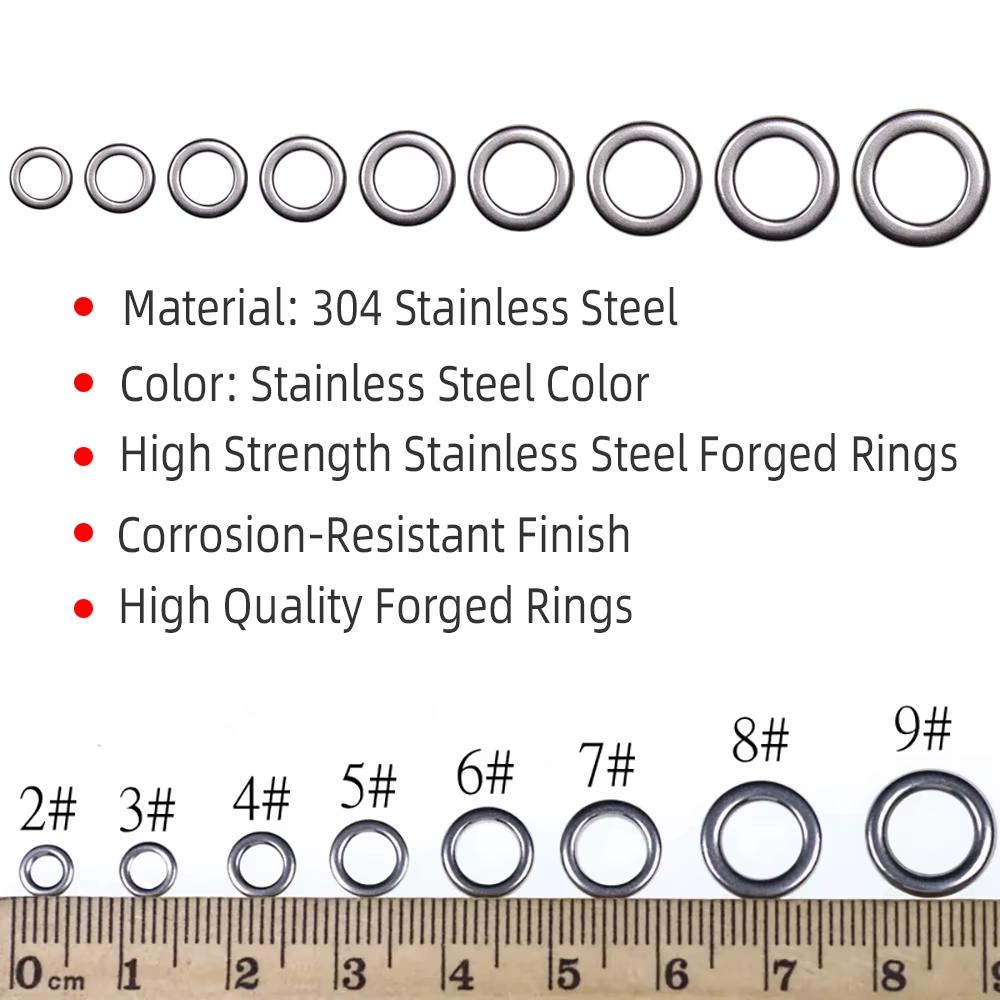 Anillos Acero Inoxidable Wifreo – Connector Alta Resistencia para Jigging - imagen 4