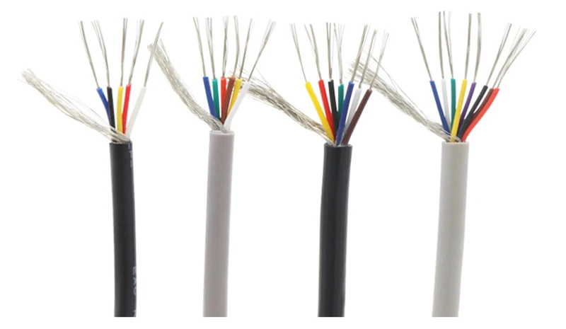 Detalle de los núcleos del cable