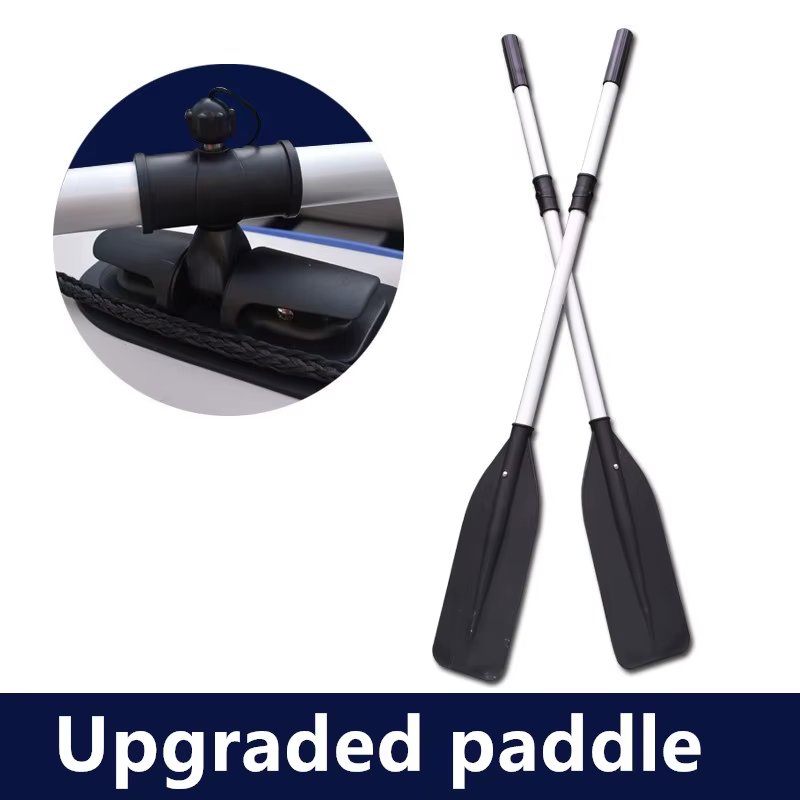 Remo telescópico de aluminio ligero duradero para pesca, kayak y canoa