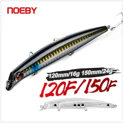 NOEBY Sasuke Minnow – Wobbler sin labios 12cm para lubina