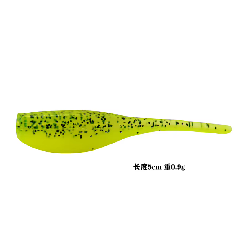 Señuelo de pesca gusano artificial doble color cola aguja - imagen 5