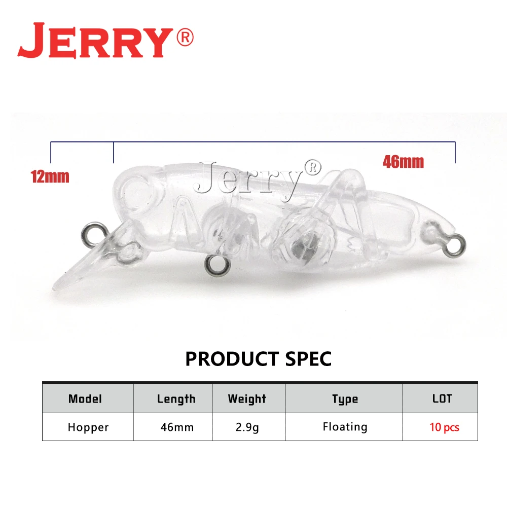 Jerry Hopper Wobbler – Señuelo flotante tipo pececillo - imagen 3