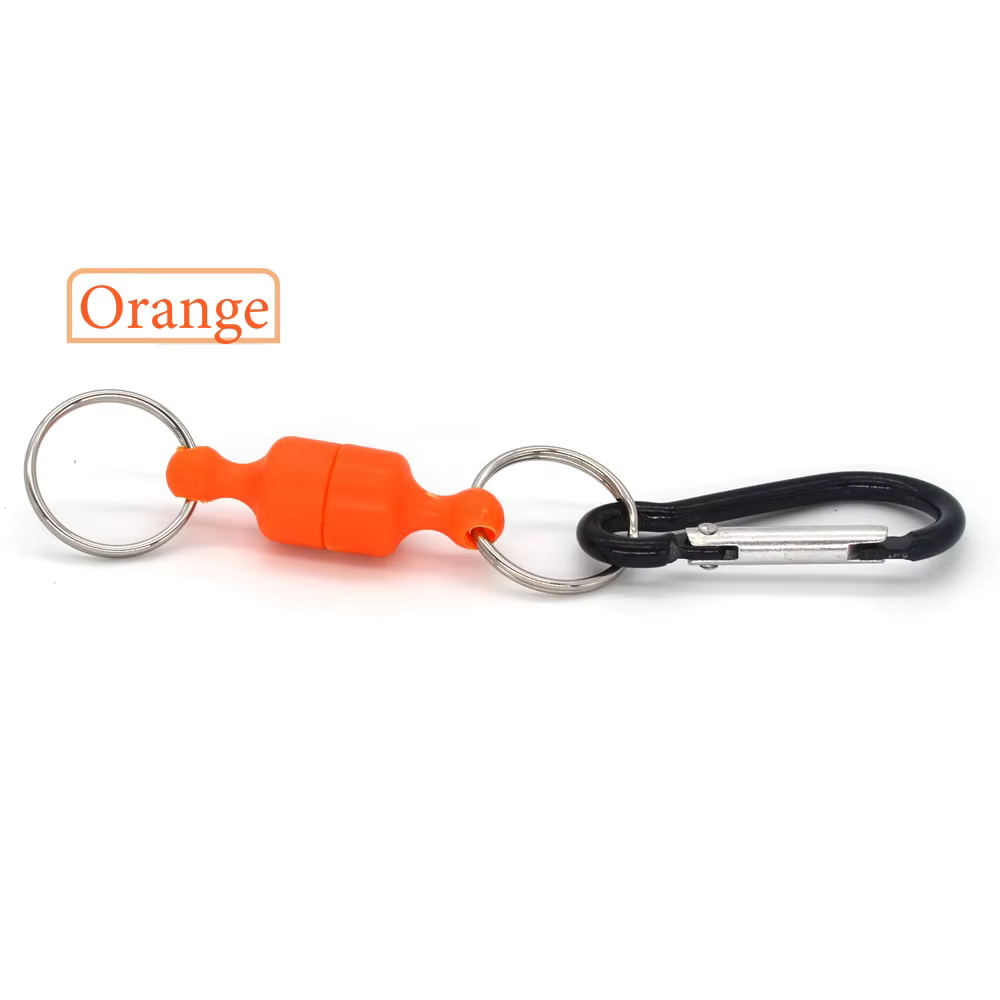 MNFT Hebilla magnética y mosquetón de aluminio para pesca con mosca - imagen 5