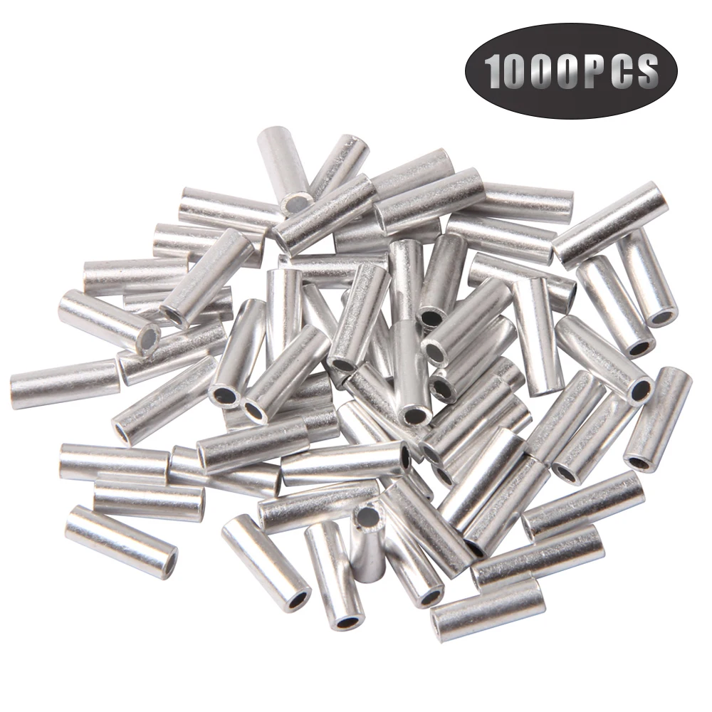 Tubo de pesca aluminio blanco redondo accesorio para línea