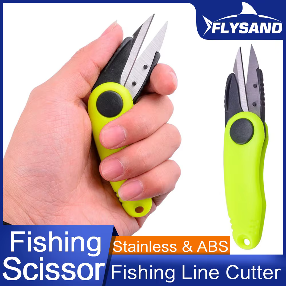 FLYSAND Afilador Anzuelos con Cortador de Línea y Pinza Plegable