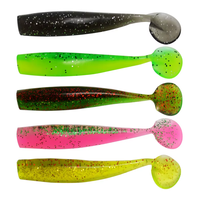 Señuelos blandos cola T 8g – Artificiales de pesca suave - imagen 3